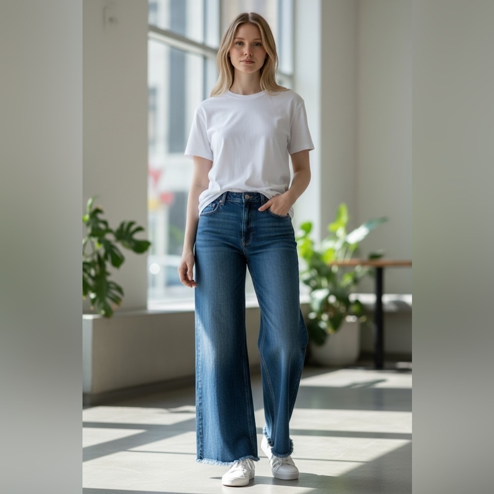 American Eagle Outfitters Blue Flare Jeans